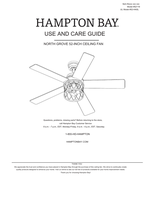 Hampton Bay 52119 52-HASL (16 pages) Ceiling Fan Operating Manual