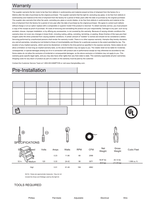 Hampton Bay 92408 EF200S(X)-52 (34 pages) Ceiling Fan Operating Manual