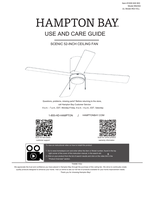 Hampton Bay 52-VILL 92302 (26 pages) Ceiling Fan Operating Manual