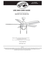 Hampton Bay AL634-NI (19 pages) Ceiling Fan Operating Manual