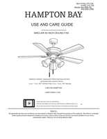 Hampton Bay AL958-FB AL958-ORB (19 pages) Ceiling Fan Operating Manual