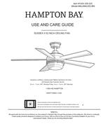 Hampton Bay AL694LED-BN (20 pages) Ceiling Fan Operating Manual