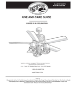 Hampton Bay YG098-NM (21 pages) Ceiling Fan Operating Manual