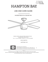 Hampton Bay YG763-BN YG763-MBK (20 pages) Ceiling Fan Operating Manual