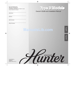 Hunter 20174 (15 pages) Ceiling Fan Operating Manual