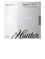 Hunter 28670  De Usuario (17 pages) Ceiling Fan Operating Manual