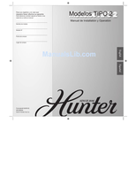 Hunter 28671  De Usuario (16 pages) Ceiling Fan Operating Manual