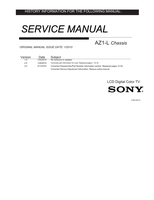 Sony AZ1-L (42 pages) TV Service Manual