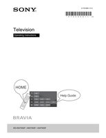 Sony KD-55X7002F 49X7002F 43X7002F (24 pages) TV Operating Manual