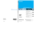 Sony KDF-E50A11E KDF-E42A11E KDF-E50A11E KDF-E42A11E (189 pages) TV Operating Manual