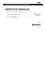 Sony KD-43X8301C (157 pages) TV Service Manual