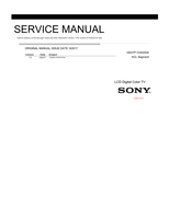 Sony KD-50X690E (43 pages) TV Service Manual