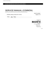 Sony KD-55A8F (92 pages) TV Service Manual