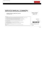 Sony KD-55A9G (97 pages) TV Service Manual