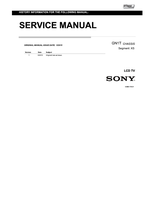 Sony KD-55X9300C (127 pages) TV Service Manual