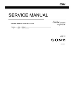 Sony KD-55XD9305 (176 pages) TV Service Manual