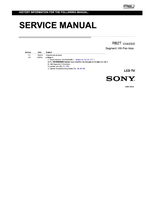 Sony KD-65X9500B (127 pages) TV Service Manual