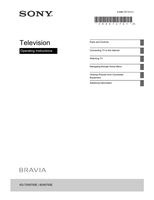 Sony KD-70X6700E 60X6700E (44 pages) TV Operating Manual