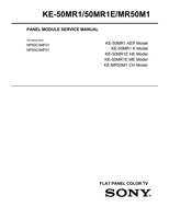 Sony NP50C3MF01 NP50C4MF01 (68 pages) TV Service Manual