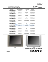 Sony KV-27FS320 KV-27FS320 KV-32FS120 KV-32FS120 KV-32FS320 KV-32FS320 KV-34FS120 (133 pages) TV Service Manual