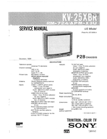 Sony P2BcHAss1s (126 pages) TV Service Manual