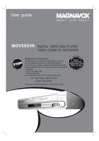 Philips MDV560VR MDV560VR/17 MDV560VR17 DVD/VCR Combo Player Operating Manual