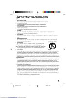 Toshiba MV13P3/TV TV/VCR Combo Operating Manual