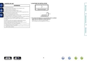 Marantz NR1603 Audio/Video Receiver Operating Manual