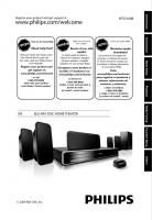 Philips HTS5100B/F7 Home Theater System Operating Manual