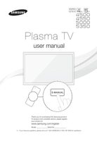 Samsung PN43F4500AFXZA PN43F4550AFXZA PN51F4500AFXZA TV Operating Manual