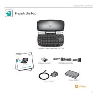 Logitech revueminiOM Universal Remote Control Operating Manual