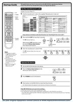 Sony RMVZ320 Manual/Codes Universal Remote Control Operating Manual