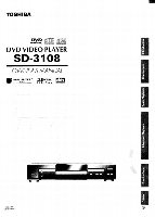 Toshiba SD3108 ser0002 DVD Player Operating Manual