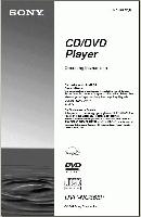 Sony DVPNC665P DVD Player Operating Manual