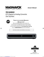 Magnavox TB100MG9 Digital TV Tuner Converter Box Operating Manual