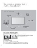 Panasonic TCP4232COM TV Operating Manual