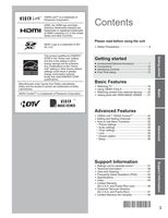 Panasonic TCP4232COM TV Operating Manual