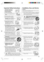 Toshiba 13A26 19A26 TV Operating Manual