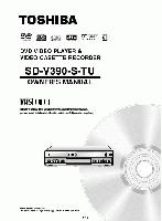 Toshiba SDV290 SDV390 DVD/VCR Combo Player Operating Manual