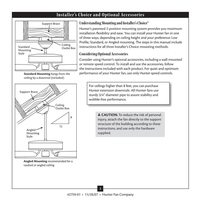 Hunter 23530420 Ceiling Fan Operating Manual