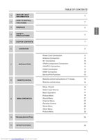 Westinghouse VR4090 TV Operating Manual