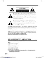 Westinghouse VR5525Z TV Operating Manual