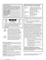 Mitsubishi WD60735 WD60C8 WD65735 TV Operating Manual