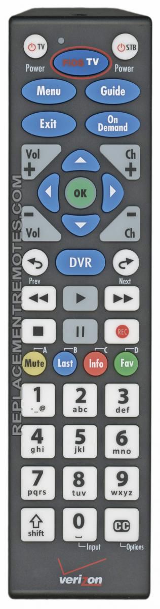 Buy VERIZON P283v1 FiOS TV Big Button -P283v1 Cable Box Remote Control